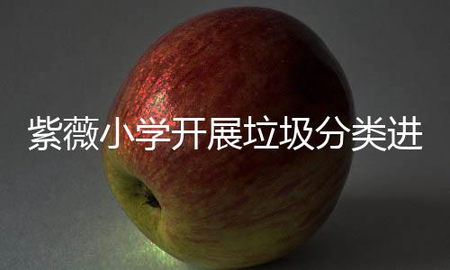 小学开展进校动园活紫薇垃圾分类