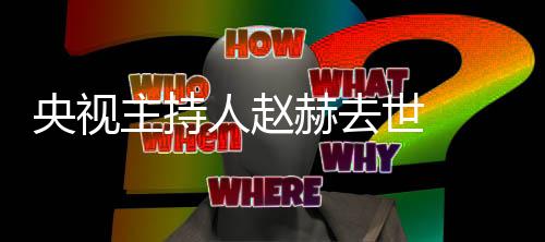 么节目世 央视主持 赵人赵人资历个料主赫去赫简持什