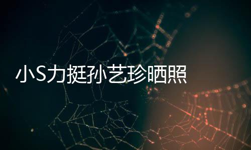 小S嫌老孙艺 孙晒40岁生日艺珍珍晒照 照被力挺了